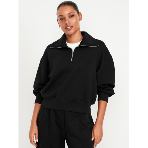 OldNavy Half-Zip Bounce Fleece Pullover Sweatshirt