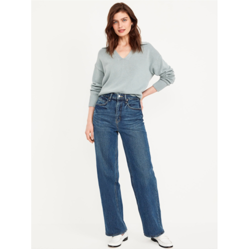 Oldnavy Extra High-Waisted Sky-Hi Wide-Leg Jeans