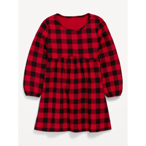 Oldnavy Long-Sleeve Thermal-Knit Dress for Toddler Girls