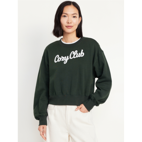 Oldnavy SoComfy Crop Graphic Sweatshirt