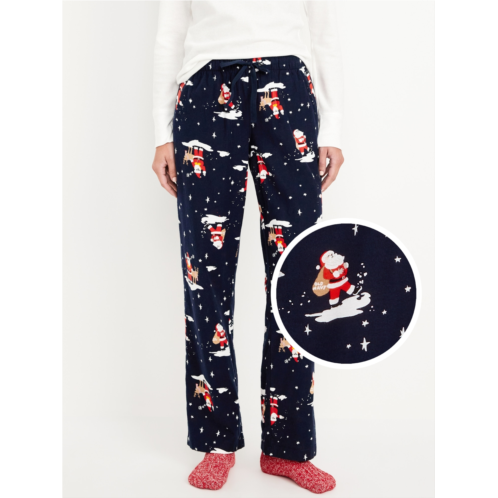 Oldnavy Mid-Rise Printed Flannel Pajama Pants Hot Deal