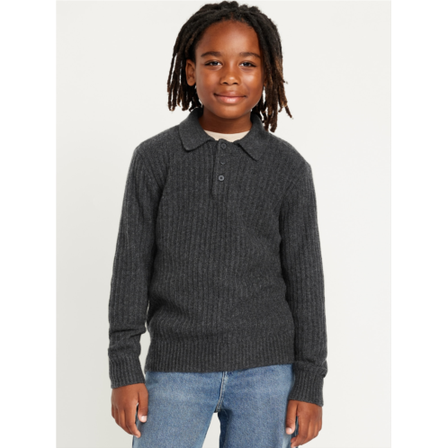 Oldnavy SoSoft Long-Sleeve Polo Sweater for Boys Hot Deal