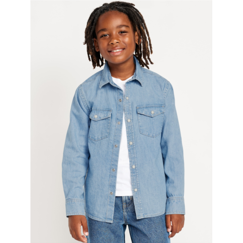 Oldnavy Long-Sleeve Pocket Jean Shirt for Boys