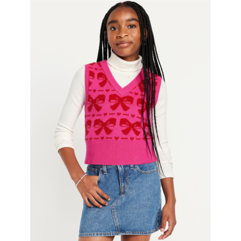 OldNavy SoSoft Printed Sweater Vest for Girls