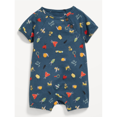 Oldnavy Short-Sleeve Logo-Graphic One-Piece for Baby