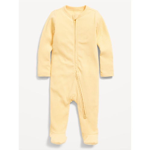 OldNavy Ribbed 2-Way-Zip Sleep & Play Footed One-Piece for Baby