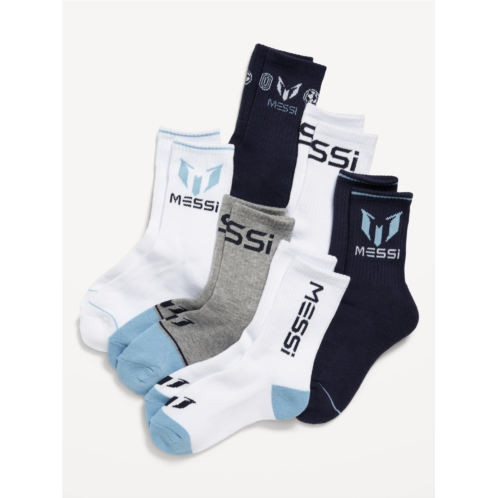 Oldnavy Messi Gender-Neutral Crew Socks 6-Pack for Kids