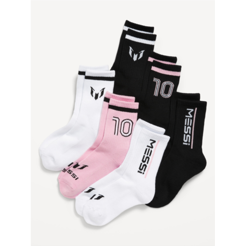 Oldnavy Messi Gender-Neutral Crew Socks 6-Pack for Kids