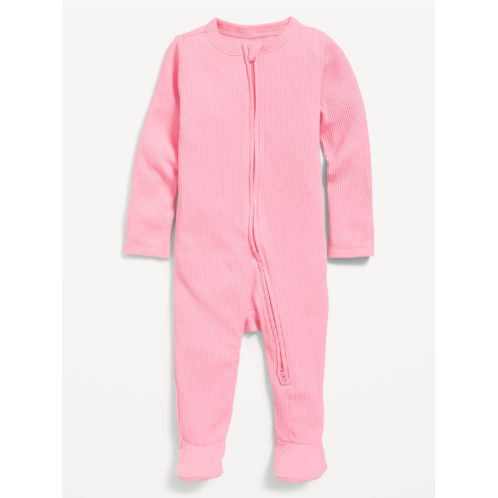 OldNavy Ribbed 2-Way-Zip Sleep & Play Footed One-Piece for Baby