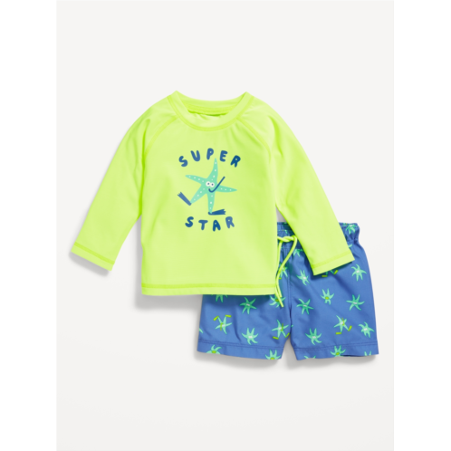 Oldnavy Rashguard Swim Top u0026 Trunks for Baby Hot Deal