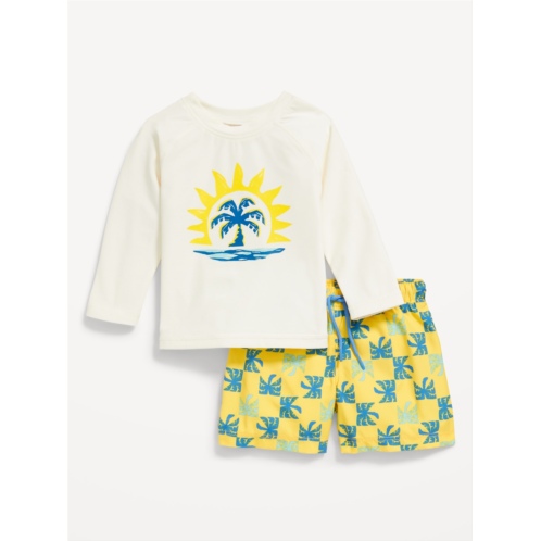 Oldnavy Rashguard Swim Top & Trunks for Baby