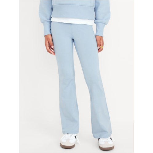 OldNavy High-Waisted PowerChill Side-Ruched Flared Leggings for Girls