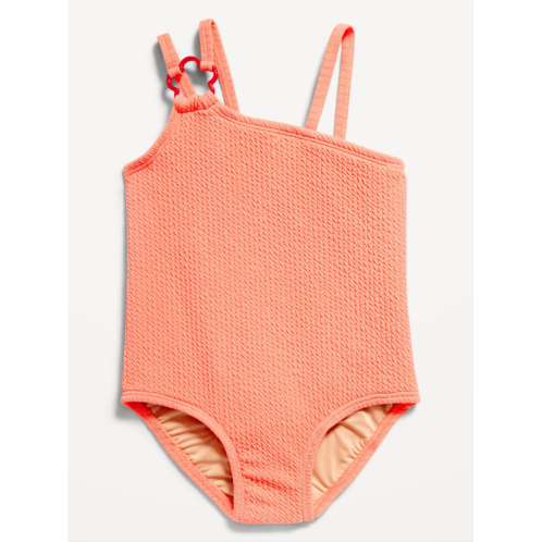 Oldnavy Textured Asymmetric One-Piece Swimsuit for Toddler & Baby