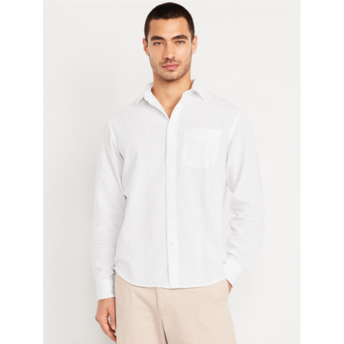 OldNavy Classic Fit Linen-Blend Shirt