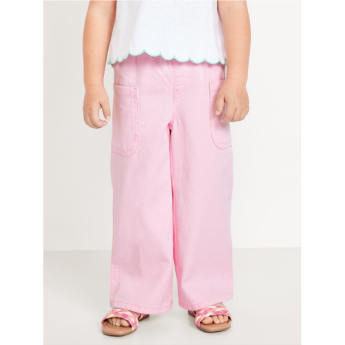 Oldnavy High-Waisted Baggy Wide-Leg Pull-On Pants for Toddler Girls