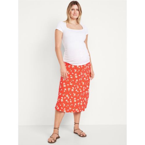OldNavy Maternity A-Line Midi Skirt