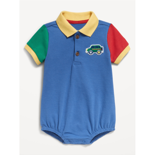 Oldnavy Short-Sleeve Polo One-Piece for Baby