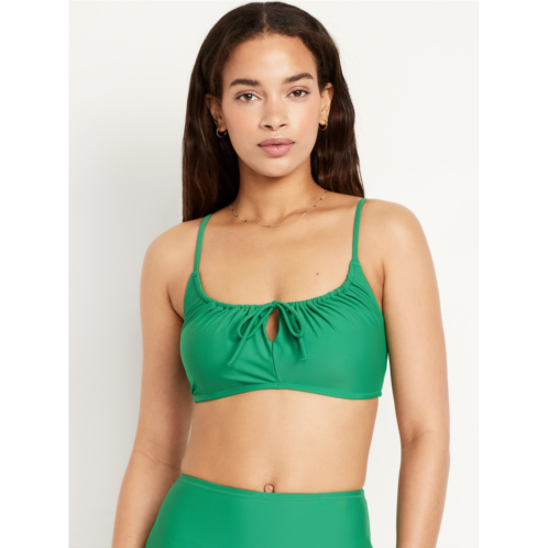 Oldnavy Matte Ruched Bikini Swim Top