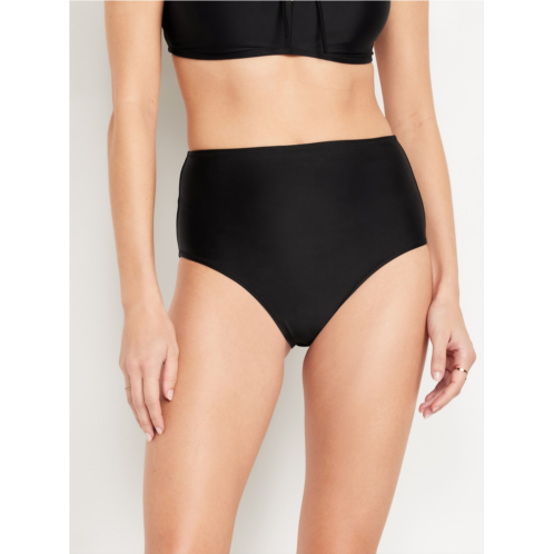 OldNavy Matte High-Waisted Bikini Swim Bottoms