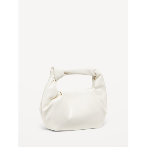 OldNavy Faux-Leather Croissant Bag