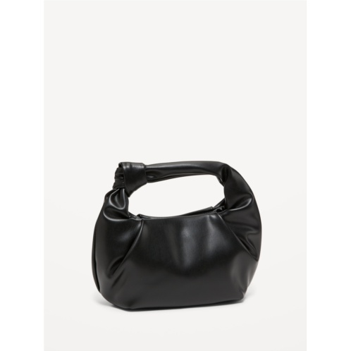 OldNavy Faux-Leather Croissant Bag