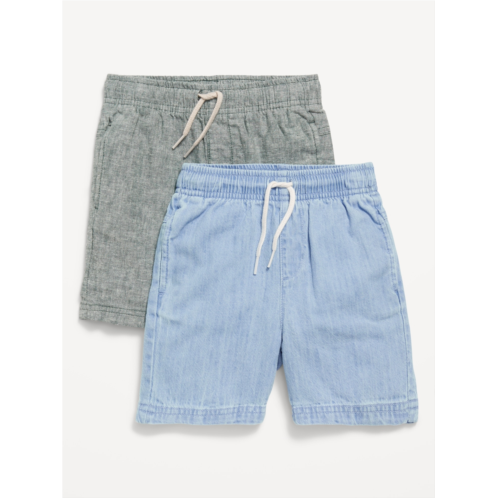 Oldnavy Functional Drawstring Shorts 2-Pack for Toddler Boys