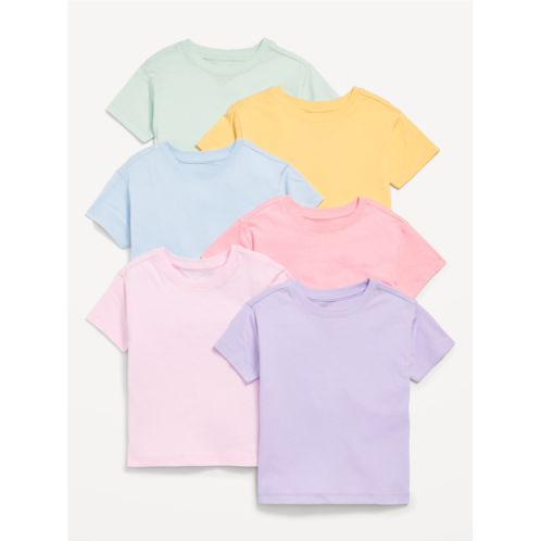 Oldnavy Short-Sleeve T-Shirt 6-Pack for Toddler Girls