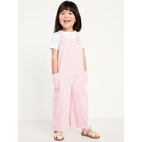 Oldnavy Short-Sleeve Ribbed T-Shirt and Jumpsuit Set for Toddler Girls