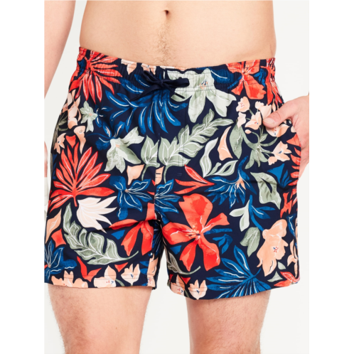 OldNavy Printed Swim Trunks -- 5-inch inseam
