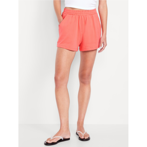 OldNavy Extra High-Waisted SoComfy Sweat Shorts -- 3-inch inseam