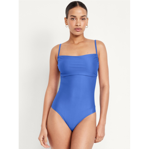 OldNavy Matte Cutout Back One-Piece Swimsuit