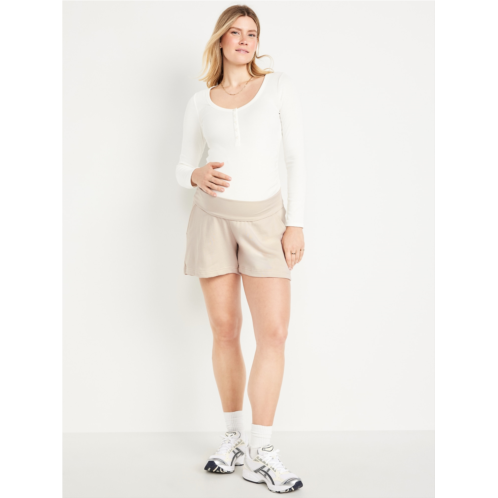 OldNavy Maternity Rollover-Waist SoComfy Shorts -- 5-inch inseam