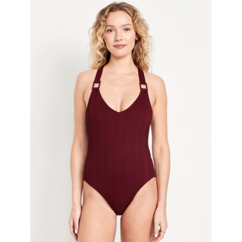 OldNavy Ribbed One-Piece Swimsuit