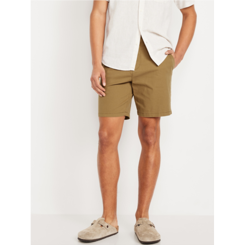 OldNavy Slim Built-In Flex Rotation Chino Shorts -- 8-inch inseam