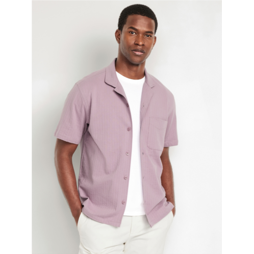 OldNavy Short-Sleeve Seersucker Camp Shirt