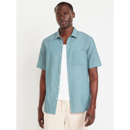 OldNavy Classic Fit Everyday Linen-Blend Shirt