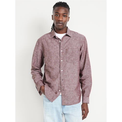 OldNavy Classic Fit Linen-Blend Shirt