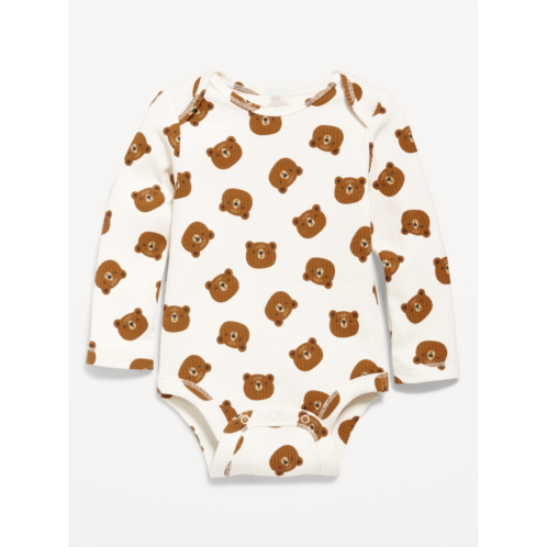 OldNavy Printed Long-Sleeve Bodysuit for Baby