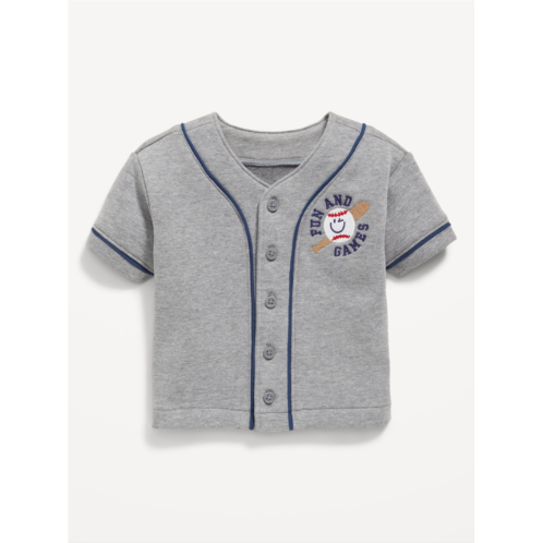 OldNavy Fleece Baseball Shirt for Baby