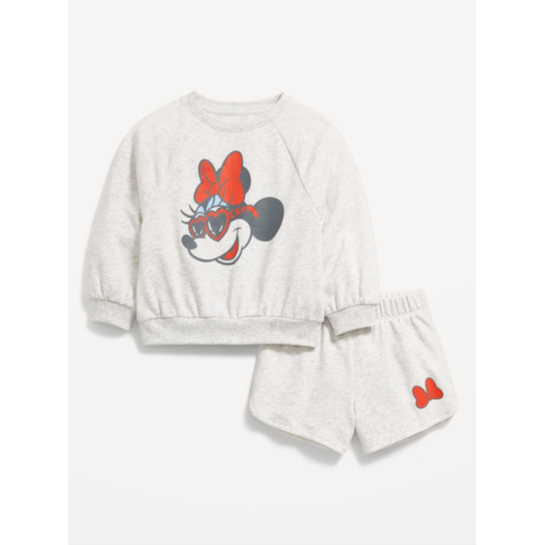 OldNavy Disneyⓒ French-Terry Graphic Sweatshirt and Shorts Set for Toddler Girls