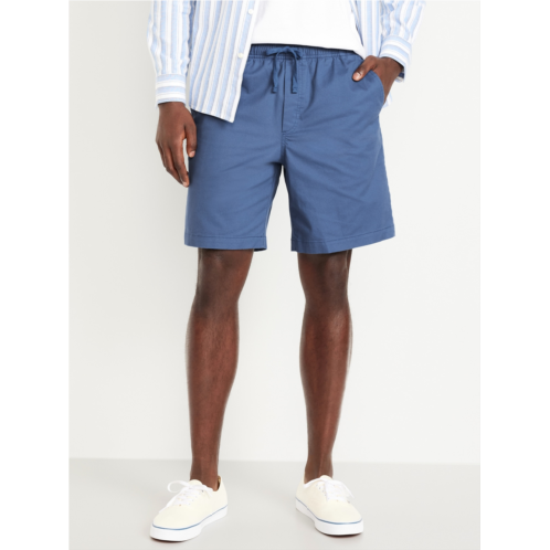 OldNavy Twill Jogger Shorts -- 7-inch inseam
