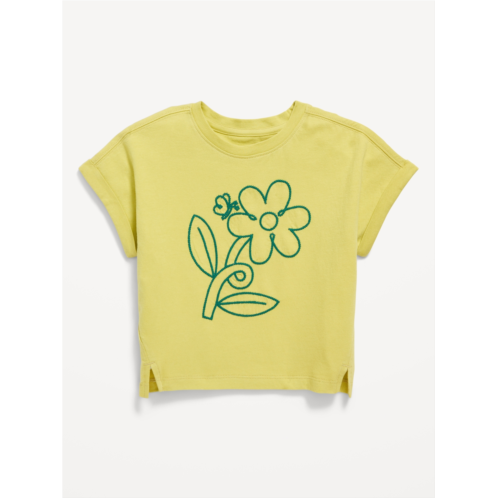 OldNavy Short Dolman-Sleeve Graphic T-Shirt for Toddler Girls