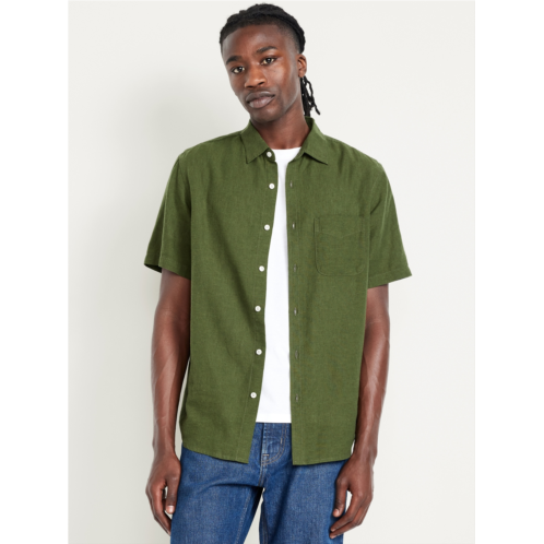 OldNavy Classic Fit Everyday Linen-Blend Shirt