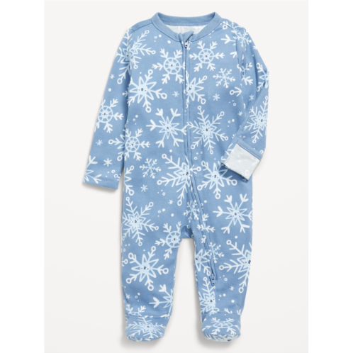 OldNavy Snug-Fit 2-Way-Zip Footed One-Piece for Baby