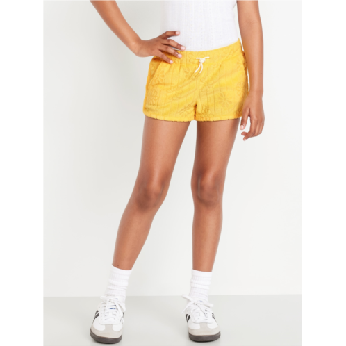 OldNavy Textured-Knit Dolphin-Hem Cheer Shorts for Girls