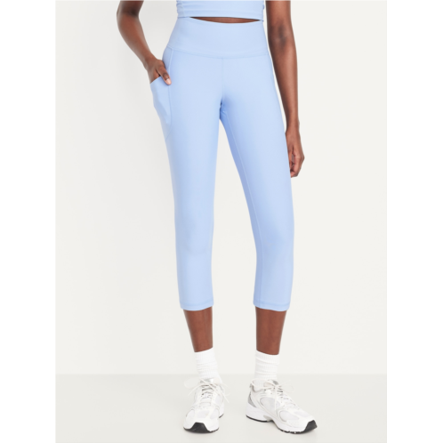 OldNavy High-Waisted PowerSoft Crop Pocket Leggings