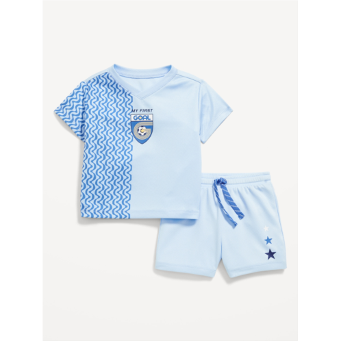 OldNavy Mesh Graphic Top and Shorts Set for Baby