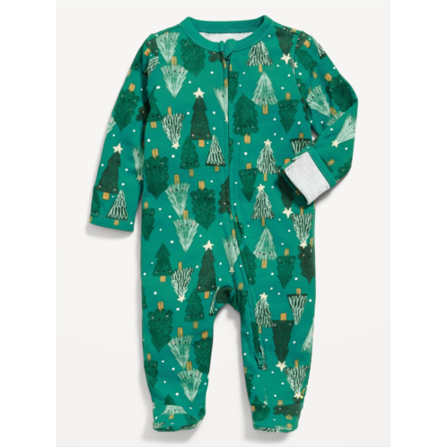 OldNavy Snug-Fit 2-Way-Zip Footed One-Piece for Baby