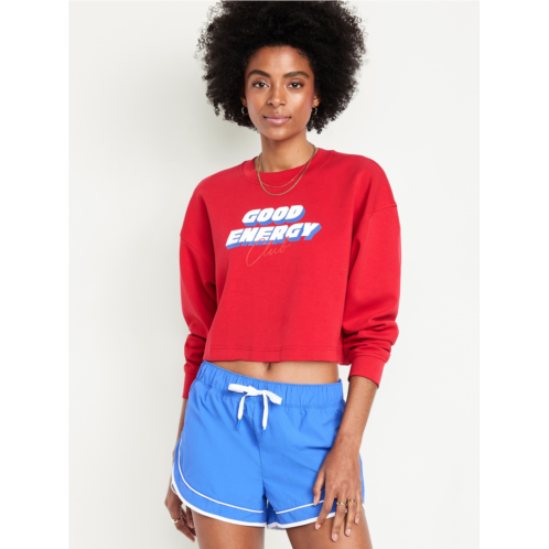 OldNavy Dynamic Fleece Oversized Crop Sweatshirt