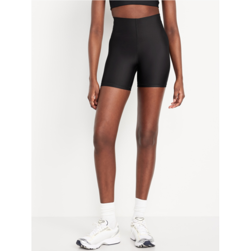 OldNavy Extra High-Waisted PowerSoft Sculpt Biker Shorts -- 6-inch inseam